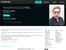 Tablet Screenshot of herve.colombel.nawak.com